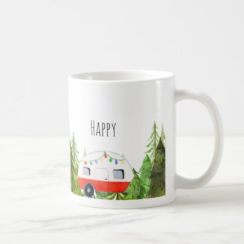 Retro Happy Camper Coffee Mug