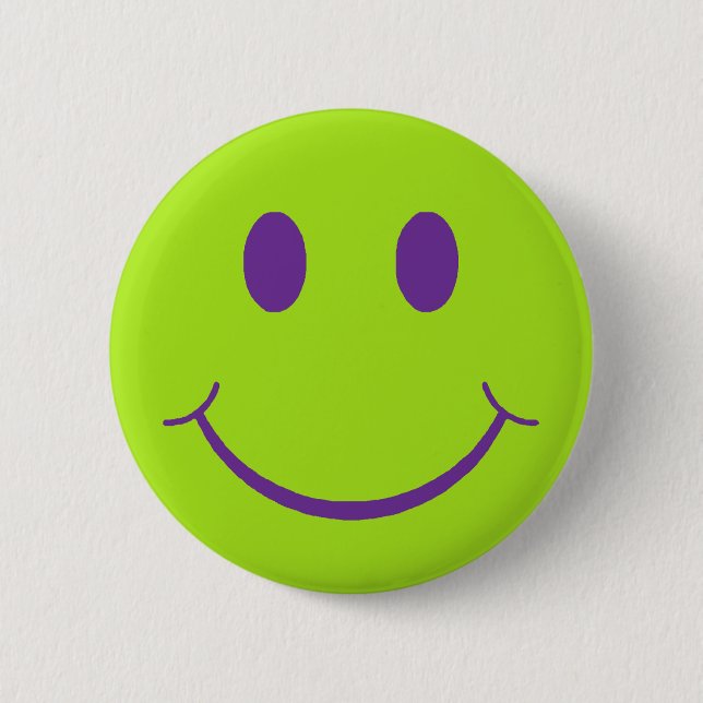Retro Happy Face Button (Front)