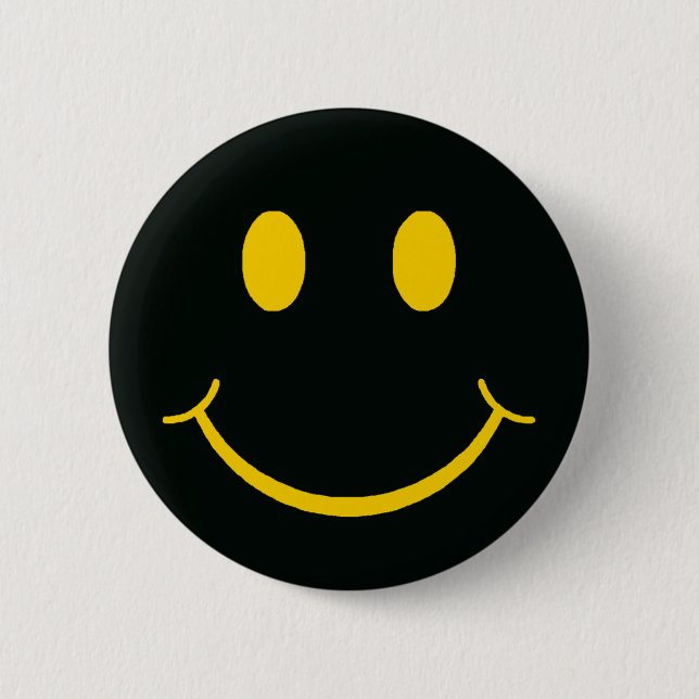 Retro Happy Face Button (Front)