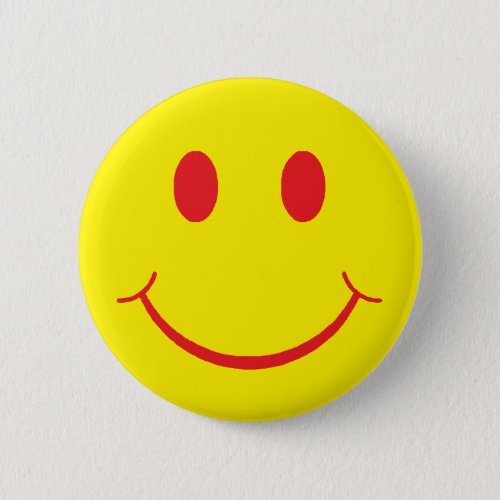 Retro Happy Face Button