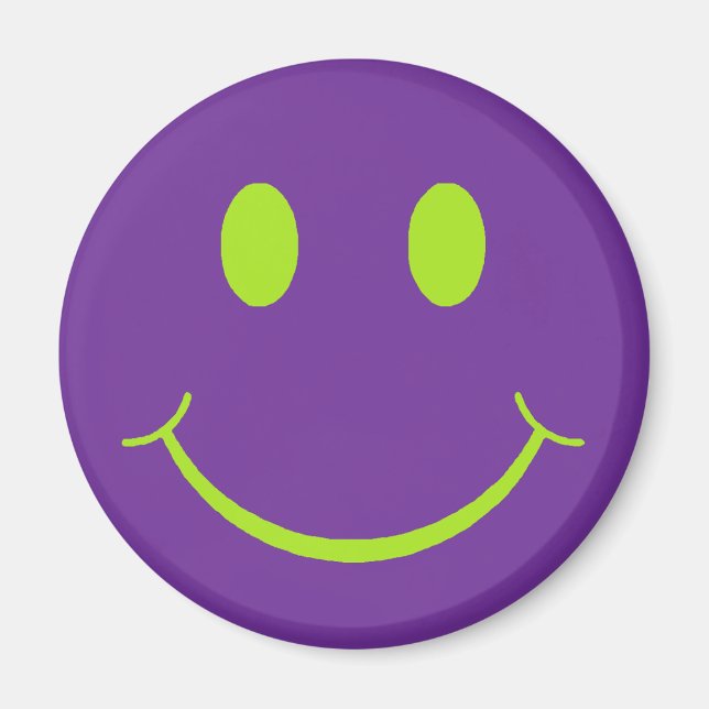 Retro Happy Face Magnet (Front)