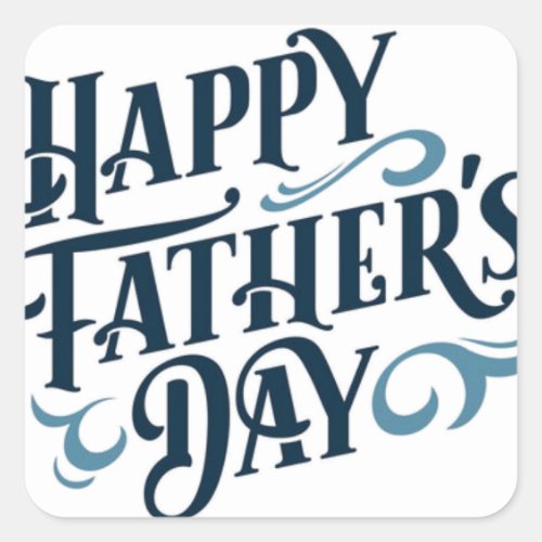 Retro Happy Father’s Day Sticker For Dad | Stylish