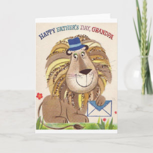 Retro Happy Father's Day Grandpa Card