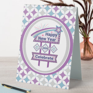 Retro Happy New Year Sign – Celebrate Marquee