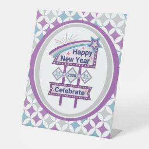 Retro Happy New Year Sign – Celebrate Marquee