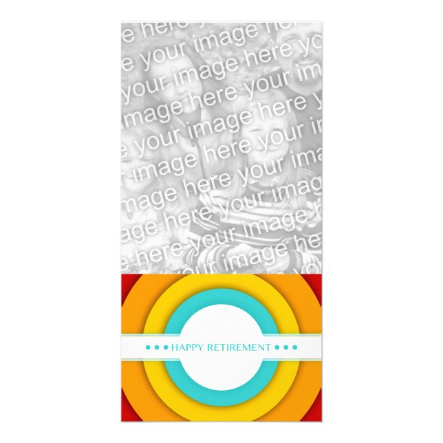 retro happy retirement card (Front)