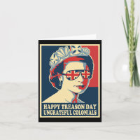 Retro Happy Treason Day 4th Of July British Coloni