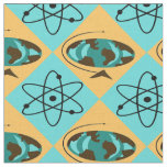 Retro Harlequin Globe Trotter Fabric