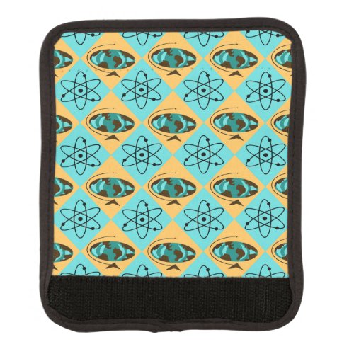 Retro Harlequin Globe Trotter Luggage Handle Wrap