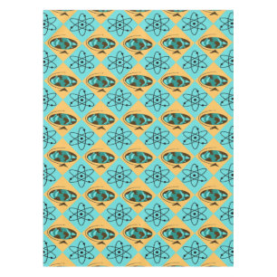 Retro Harlequin Globe Trotter Tablecloth