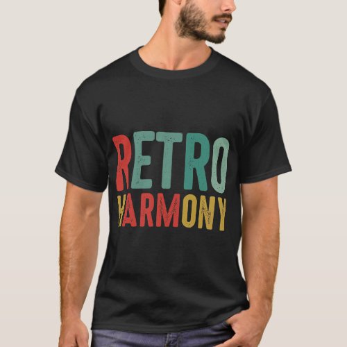Retro Harmony Vintage_Inspired T_shirt Design
