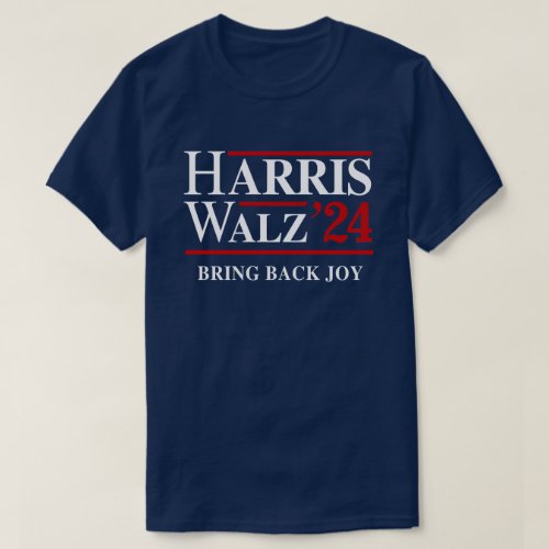 Retro Harris Walz 24 _ Bring back joy T_Shirt