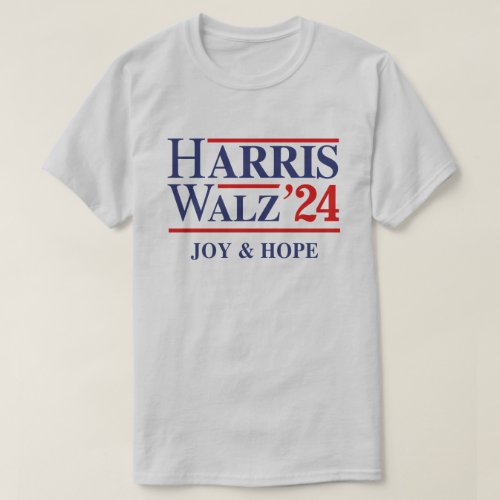 Retro Harris Walz 24 _ Joy and Hope T_Shirt