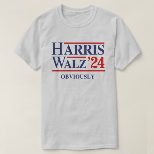 Retro Harris Walz 24 _ Obviously T_Shirt