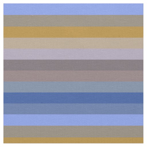 Retro Harvest Stripe Pattern Fabric