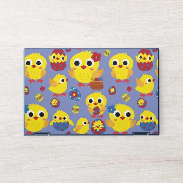 Retro Hatch Easter Eggs HP Laptop Skin (Front)