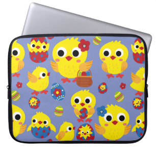 Retro Hatch Easter Eggs Laptop Sleeve
