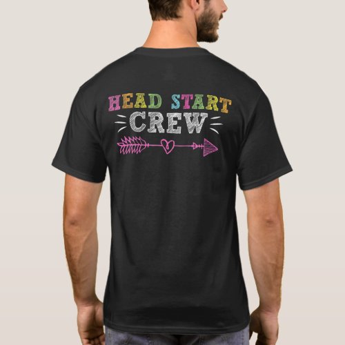 Retro Head Start Crew Student and Teacher Back to  T_Shirt