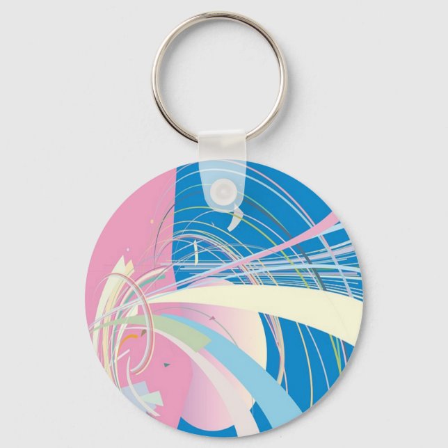 Retro Heaven Keychain (Front)