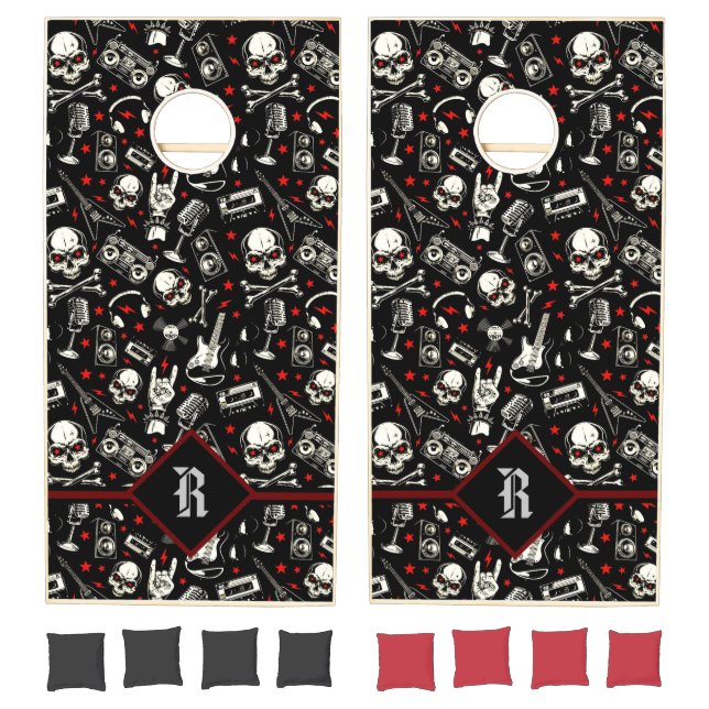 Retro Heavy Metal Cornhole Set (Set)