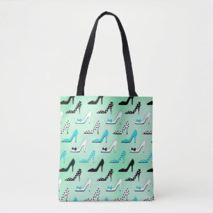 Retro Heels Tote Bag