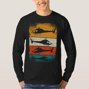 Retro Helicopter  For Men Women Helicopter Pilot 1 T-Shirt