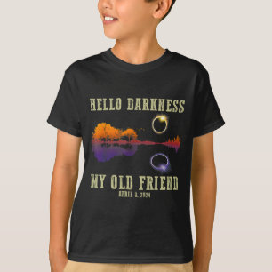 Retro Hello Darkness My Old Friend Funny Total Sol T-Shirt