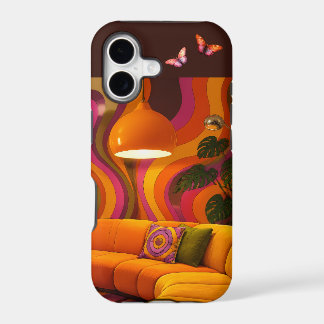 Retro Hendrix+Zeppelin Posters On the Wall Tough iPhone 17 Case