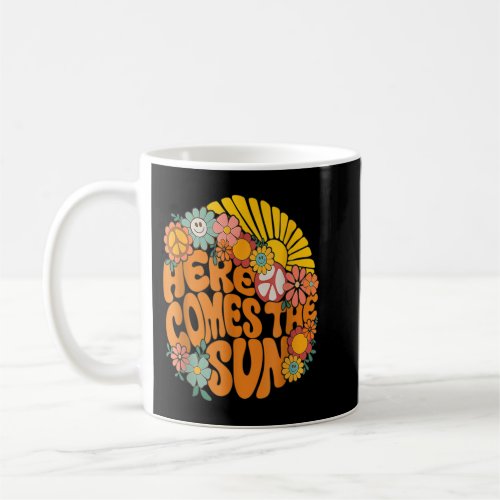 Retro Here Comes The Sun Floral Summer Family Vava Coffee Mug