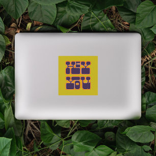 Retro Hey You Sticker
