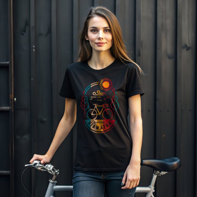 Retro Hiawatha Bike Trail T-Shirt (Creator Uploaded)