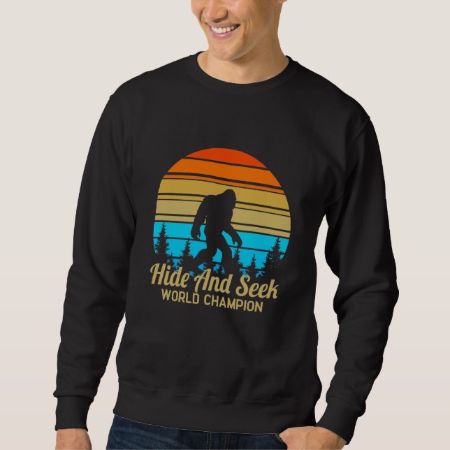 Retro Hide Seek World Champion Sweatshirt (Front)