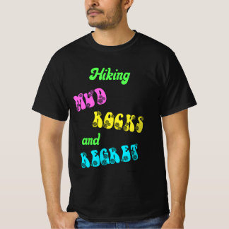 Retro Hiking Mud Rocks and Regret T-Shirt