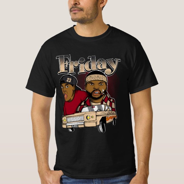 Retro Hip Hop Cartoon Style, Funny Homies Car Art, T-Shirt (Front)