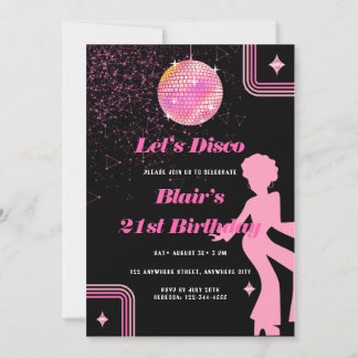 Retro Hippie 70's 60's Groovy Birthday Party Invitation