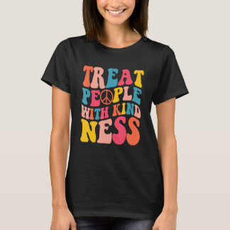 Retro Hippie TPWK Treat People With Kindness T-Shirt