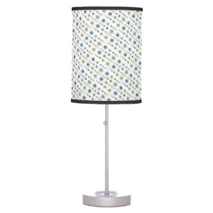 Retro Hipster Geometric Atomic Starburst Table Lamp