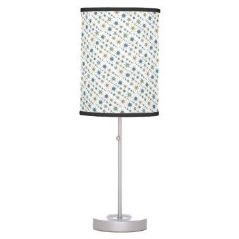 Retro Hipster Geometric Atomic Starburst Table Lamp by Angharad13 at Zazzle