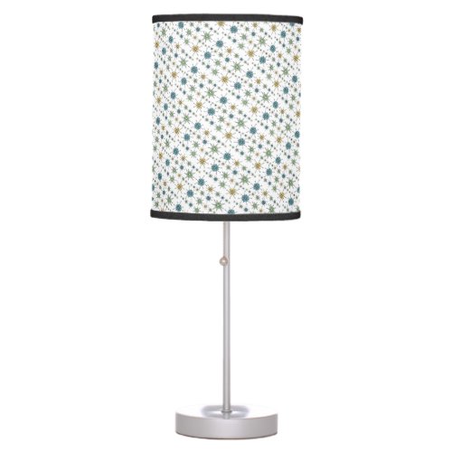 Retro Hipster Geometric Atomic Starburst Table Lamp