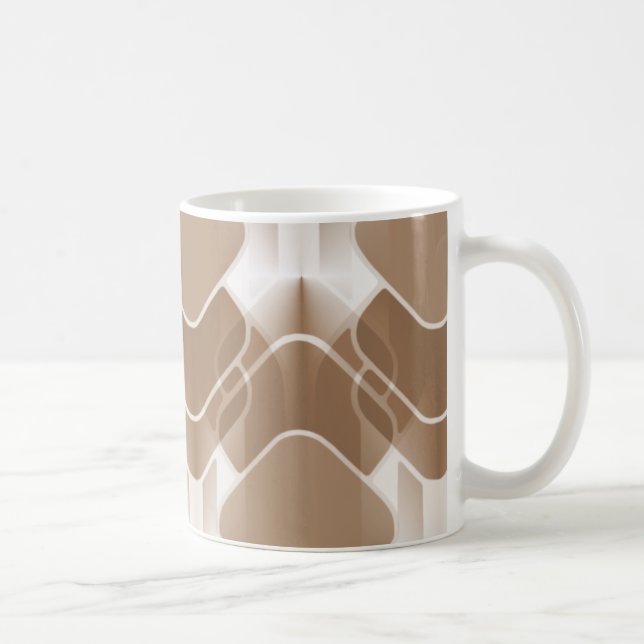 Retro Hipster Mug, Mocha Coffee Mug (Right)