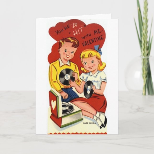 Retro Hit Records Valentine's Day Card (Front)