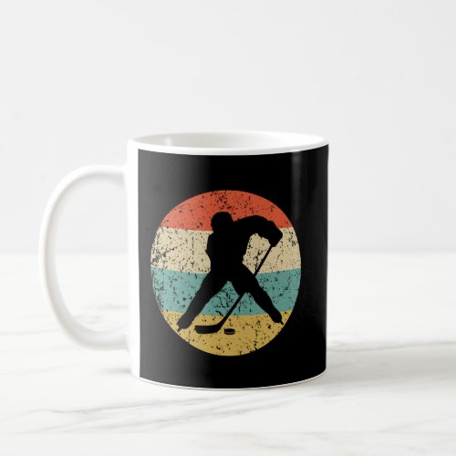 Retro Hockey Player 1960S 1970S Vintage Style Ic Coffee Mug