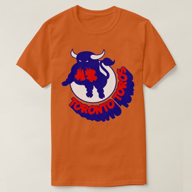 Retro Hockey Toronto Toros Hockey Team WHA Seventi T-Shirt (Design Front)