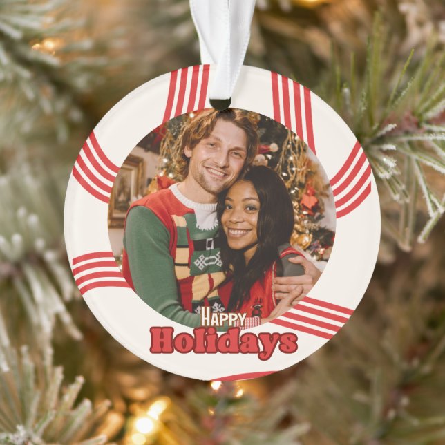Retro Holiday Friend family Ornament (Tree)