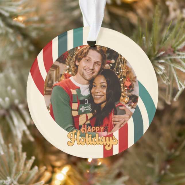 Retro Holiday Friend family Ornament (Tree)