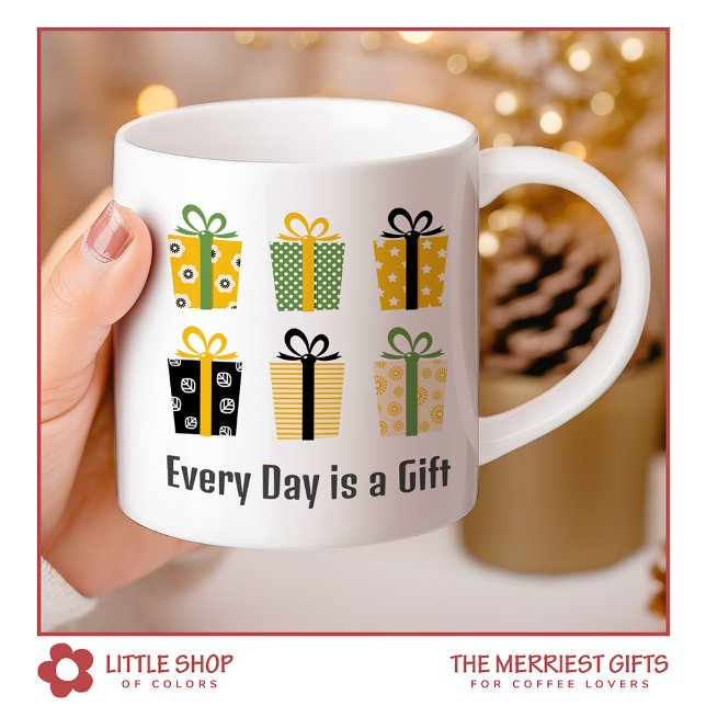 Retro Holiday Gifts Customizable Christmas Coffee Mug (Creator Uploaded)
