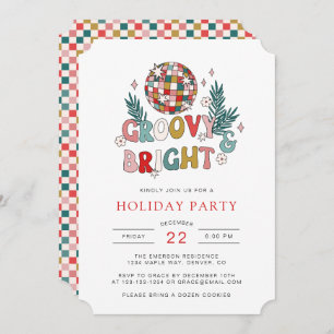 Retro Holiday Party Invitation