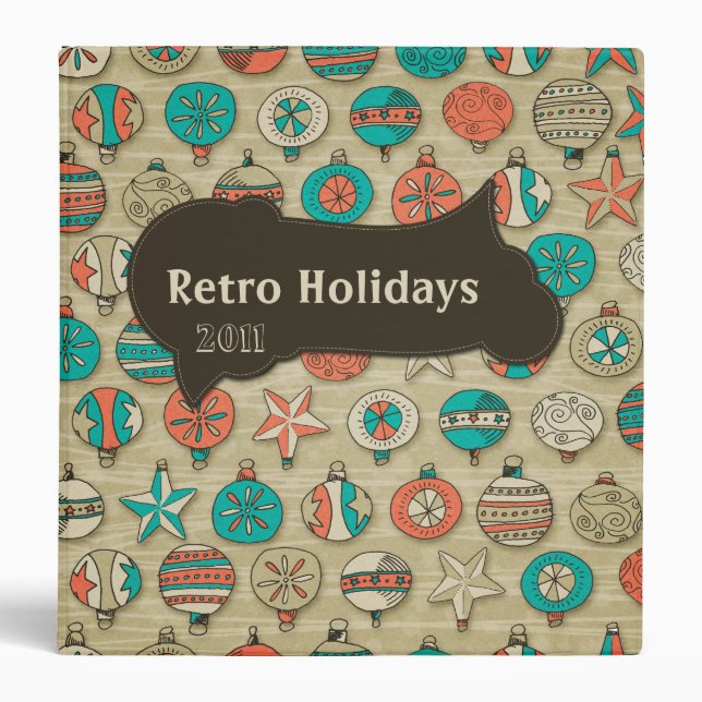 Retro Holidays [1.5 inch Binder] Binder (Front)