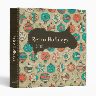 Retro Holidays [1 inch Binder] Binder