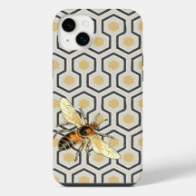 Retro Honeycomb Pattern Beehive